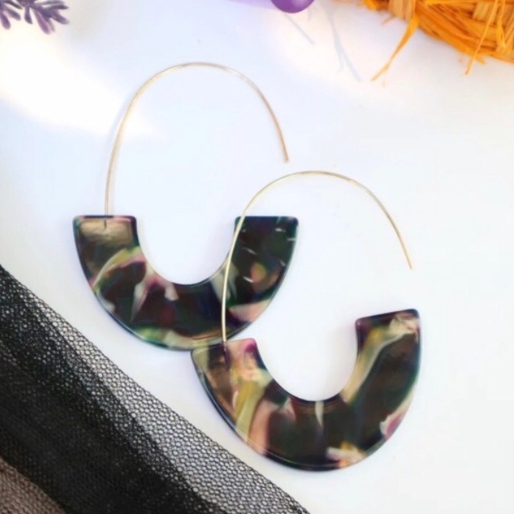 Baublebar style Faidra Resin Earrings - Picture 5 of 7